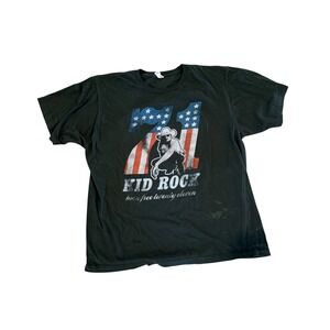Kid Rock Tour 2011 Graphic T Shirt Men's XL Black Born Free